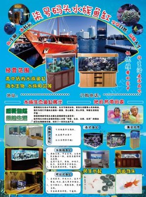 水族馆宣传单图片