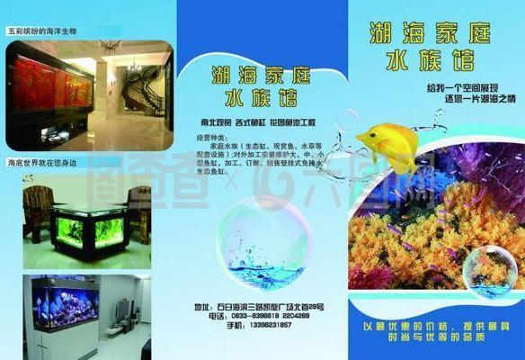 水族馆折页图片